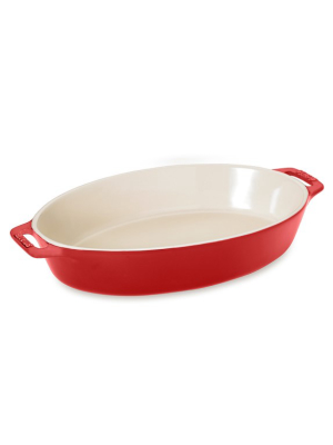 Staub Ceramic Stoneware Oval Gratin