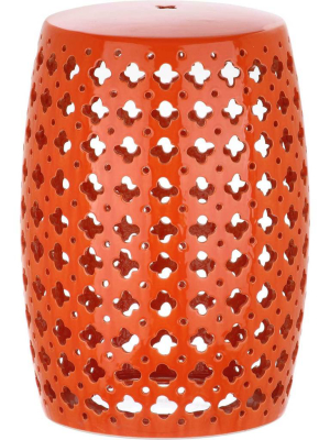 Laila Garden Stool Orange