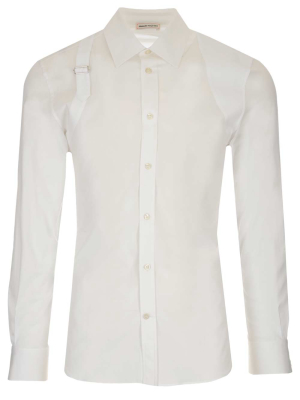 Alexander Mcqueen Harness Detail Button Up Shirt