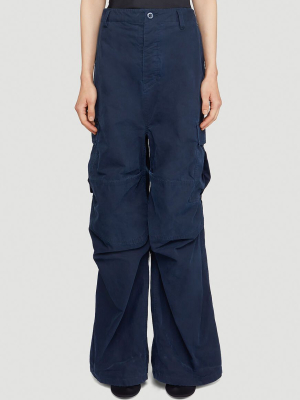 Balenciaga Wide-leg Cargo Pants