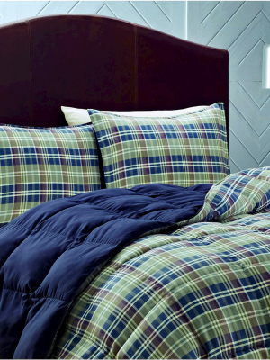 Rugged Plaid Comforter Set