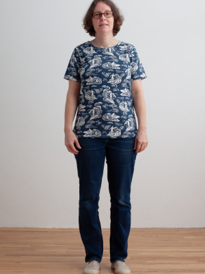 Women's Glasgow Top - Surfers Navy