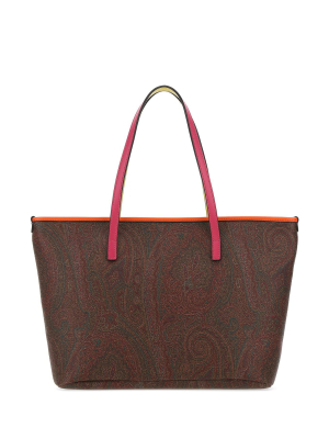 Etro Paisley Printed Tote Bag