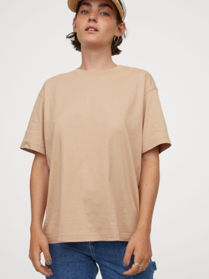 Wide-cut Cotton T-shirt