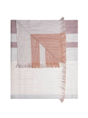 Alpaca Reversible Throw - Faded Rust