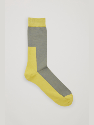 Tall Colour-block Socks