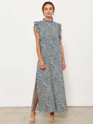 Makaha Dress - French Leopard