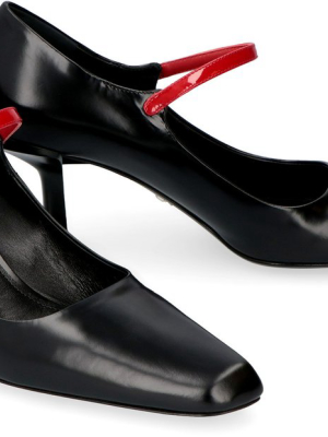 Prada Contrast-strapped Pumps