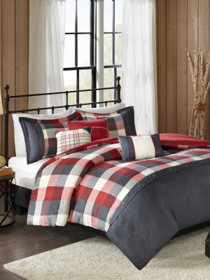 Warren Herringbone Duvet Cover Set 6pc - Jla Home®