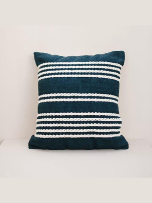 Blue Meadow Throw Pillow Cover