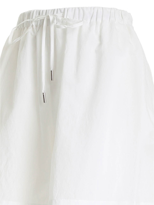 Max Mara Beachwear Flared Drawstring Shorts