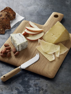 Open Kitchen By Williams Sonoma Oak Cheese Board With Knife