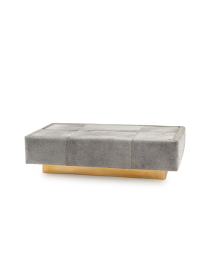 Harve Rectangular Coffee Table, Gray