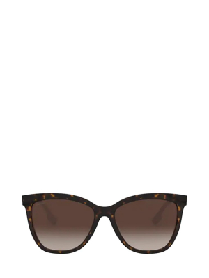 Burberry Eyewear Oversized Square Frame Sunglasses