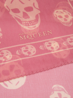 Alexander Mcqueen Skull Scarf