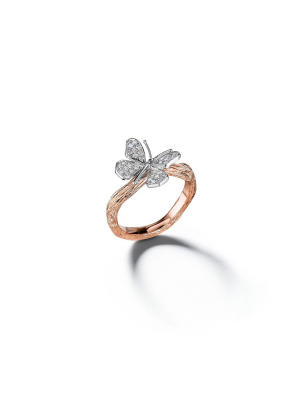 Wonderland Butterfly Diamond Ring