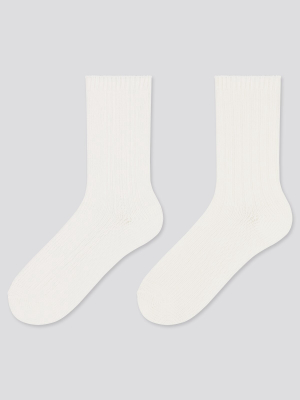 Women Heattech Cable Knit Socks (2 Pairs) (online Exclusive)