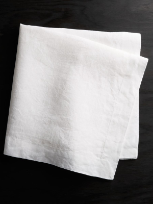 Helena White Linen Napkin