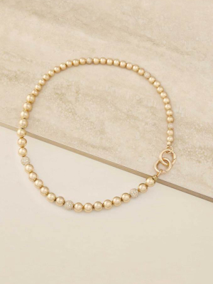 Royal Sphere 18k Gold Plated Necklace