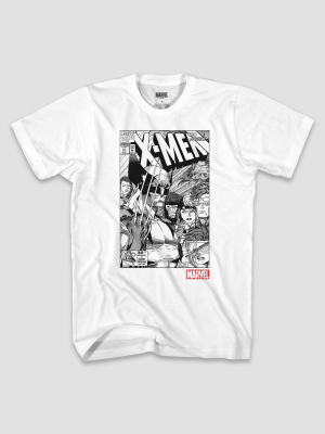 Men's Marvel X-men Short Sleeve Graphic T-shirt - White