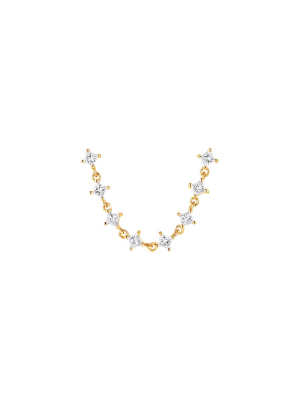 Princess Double Ear Chain - Yellow Gold