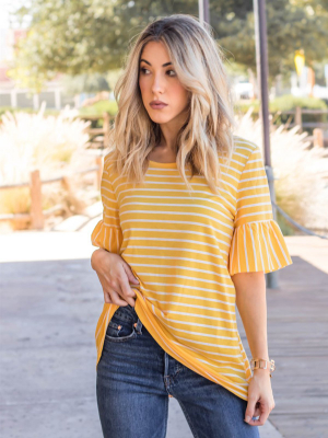 The Payton Top - Yellow