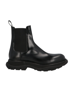 Alexander Mcqueen Chunky Sole Chelsea Boots