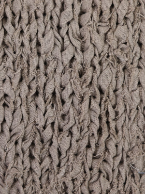 Fog Linen Knit Floor Mat
