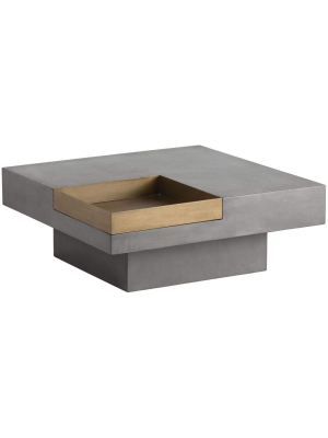 Quill Coffee Table, Grey