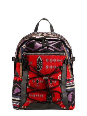 Etro Pattern Jacquard Backpack