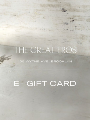 E Gift Card