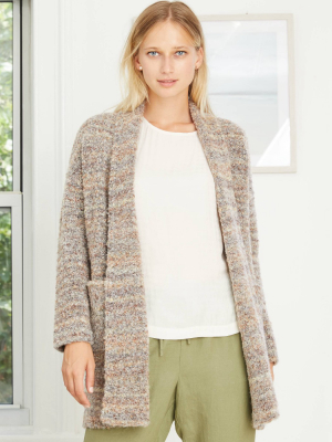 Women's Boucle Open-front Cardigan - A New Day™