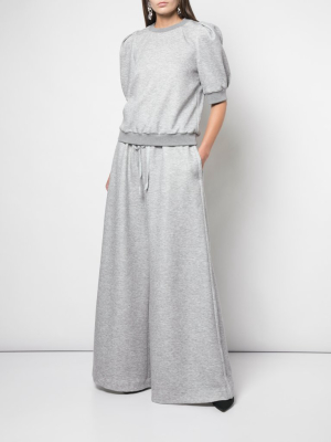 Wide-leg Lounge Pant In Luxe Jersey