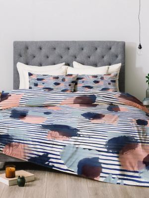 Ninola Design Geometric Thoughts Comforter Set - Deny Designs