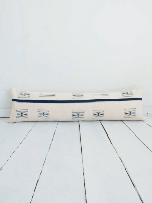 Barrydale Lumbar Pillow In Ivory And Midnight