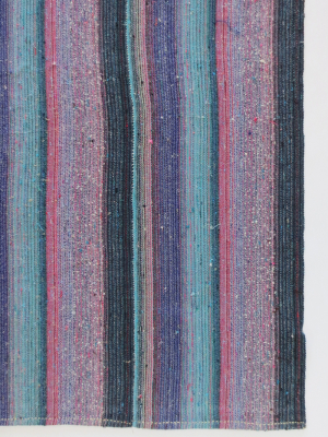 Amadi Carpets Violet And Teal Vintage Kilim Rug