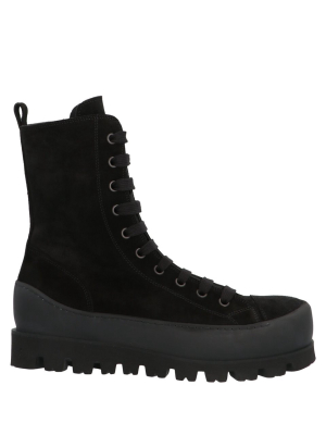 Ann Demeulemeester Chunky High-tops Combat Boots