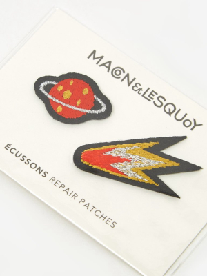 Macon & Lesquoy Comet & Planet Repair Patches - Unisex