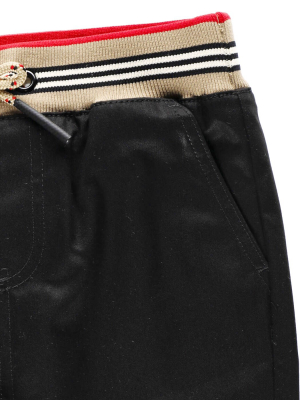 Burberry Kids Icon Stripe Waistband Trackpants