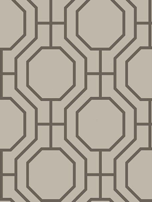 Circuit Taupe Modern Ironwork Wallpaper From The Symetrie Collection By Brewster Home Fashions