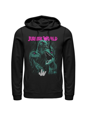 Men's Jurassic World: Fallen Kingdom Raptor Eyes Pull Over Hoodie