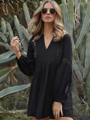 Pq Swim Midnight Leigh Tunic