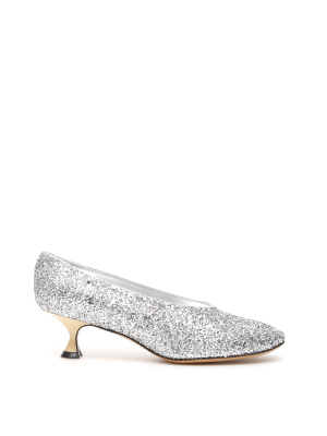 Maison Margiela Embellished Kitten Pumps