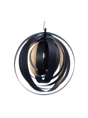 Orba Black Metal Pendant Lighting