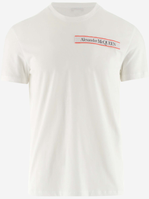 Alexander Mcqueen Logo Patch T-shirt