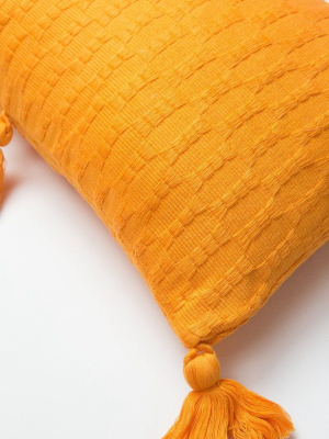 Antigua Lumbar Pillow - Orange