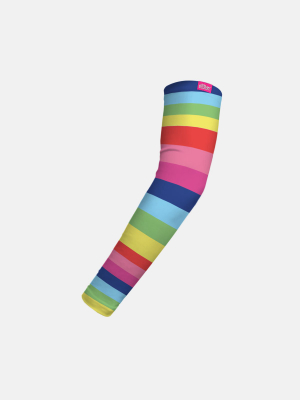 Pastel Rainbow Stripes Kids Arm Sleeve