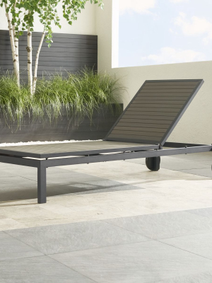 Alfresco Ii Grey Chaise Lounge