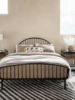 Waverly Iron Bed - Black Natural