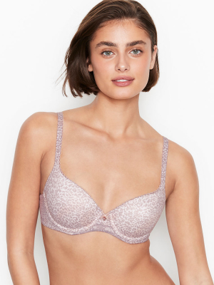 Body By Victoria Lightly Lined Smooth Demi Bra In Lace Detail